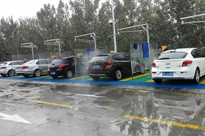 Community self-service car washing machine scheme design